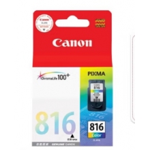 佳能（Canon）PG816系列墨盒 適用mp288 mp236 ip2780打印機(jī) 標(biāo)準(zhǔn)容量816彩色原裝墨盒